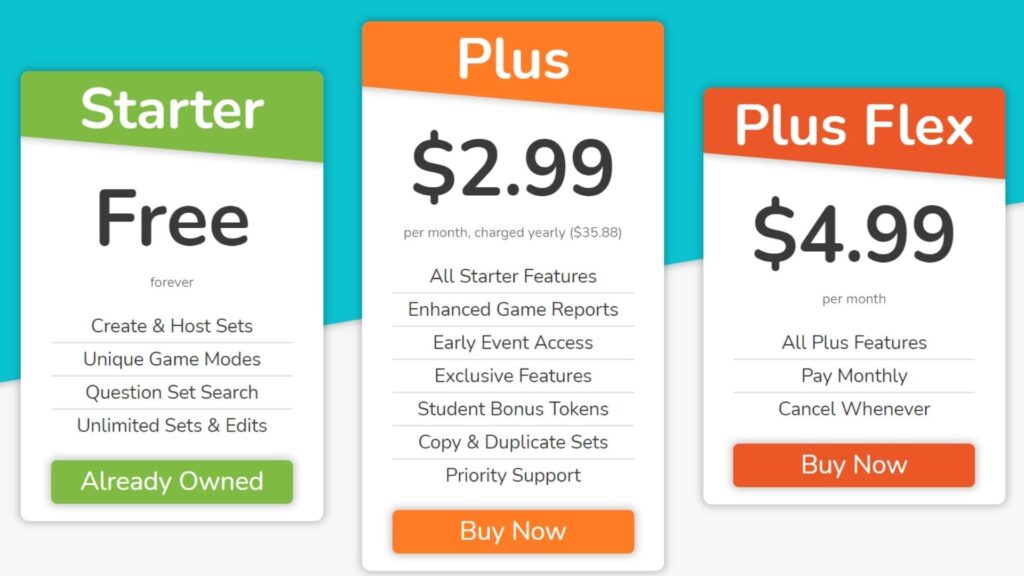 Blooket Subscriptions 3 Blooket Flex Plan