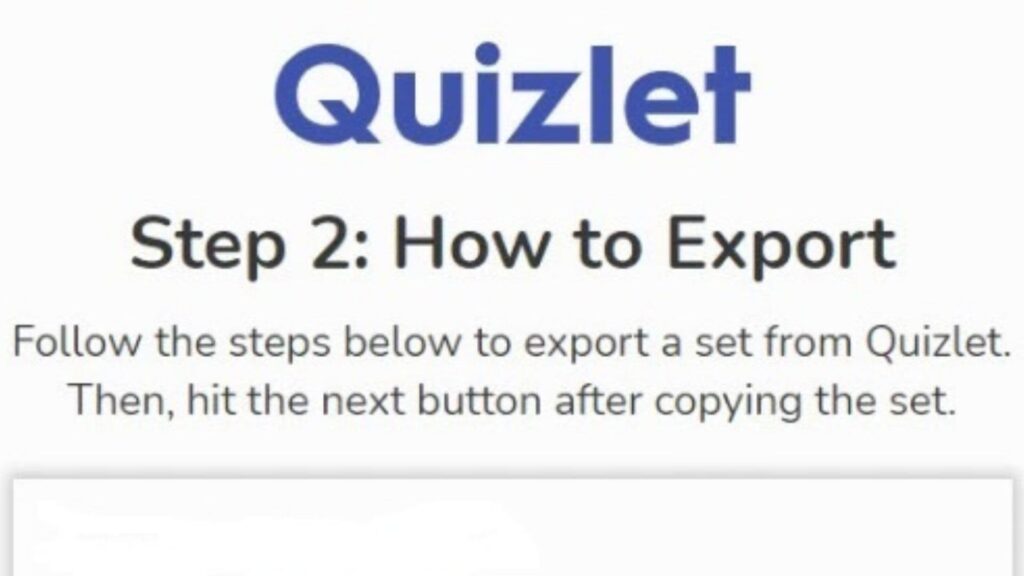 Importing Quizlet Sets in Blooket
