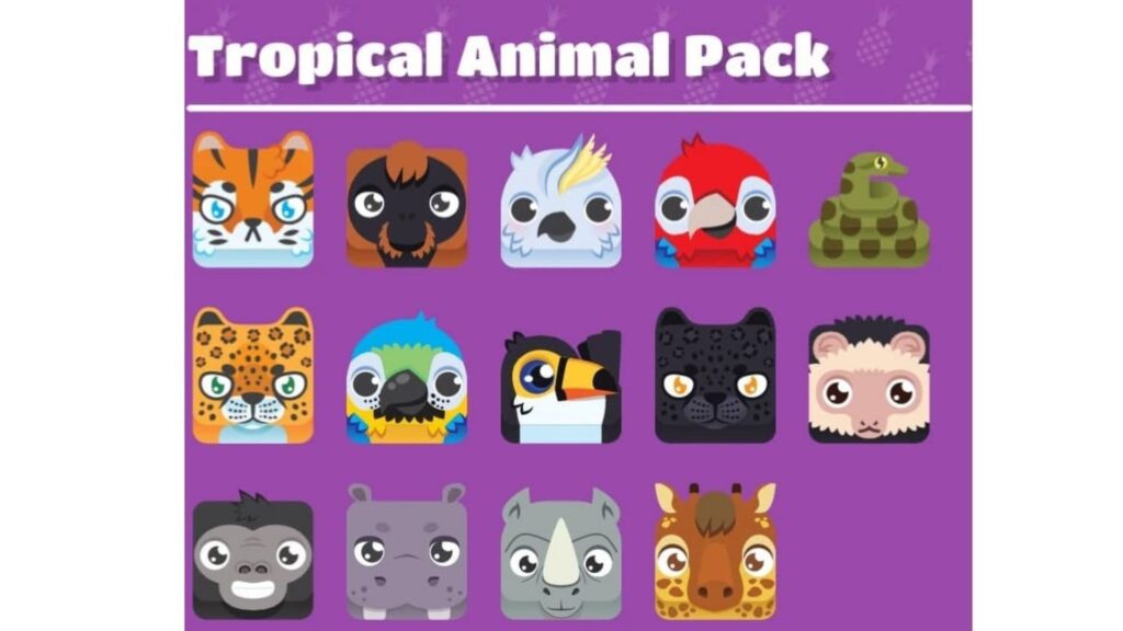 Tropical Animal Pack